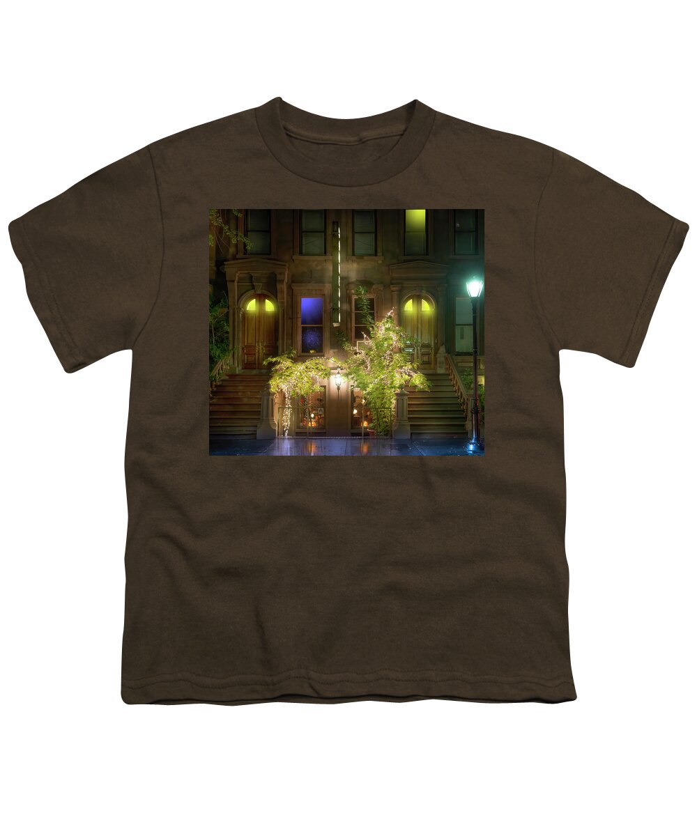 Halloween Youth T-Shirt featuring the photograph Halloween Street by Mark Andrew Thomas