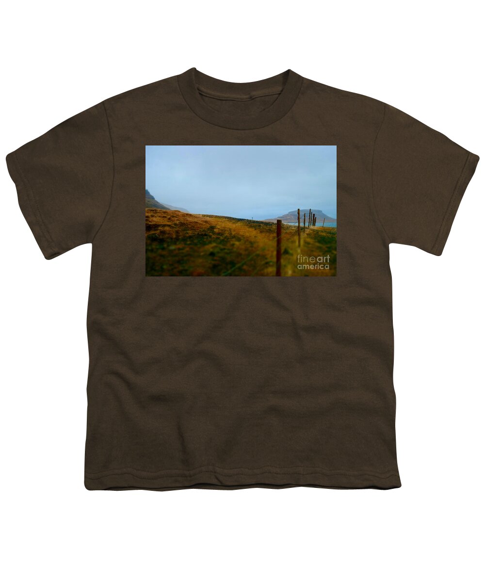 Kirkjufell Youth T-Shirt featuring the photograph Kirkjufell Plains by Debra Banks