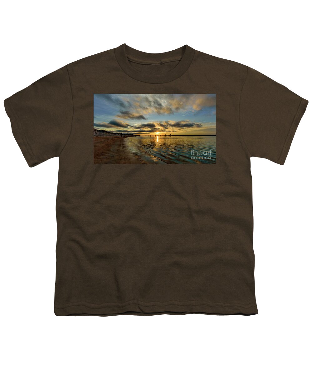 Sunset Youth T-Shirt featuring the photograph October Star by DJA Images