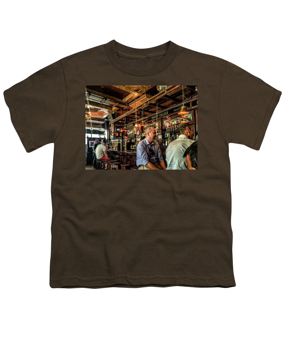 Irish Pub Youth T-Shirt featuring the photograph Trinity College by Joseph Yarbrough