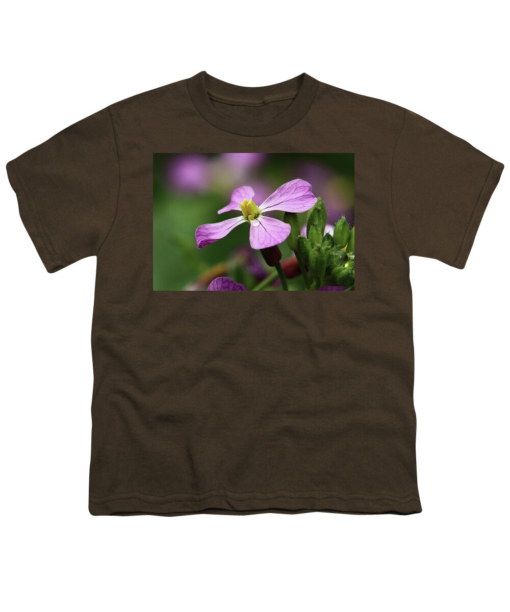 Wild Youth T-Shirt featuring the photograph Wild Radish Flower by Morgan Wright
