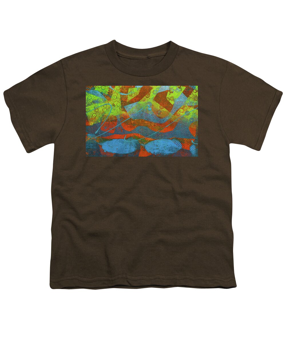 Aged Youth T-Shirt featuring the mixed media 30 by Joye Ardyn Durham