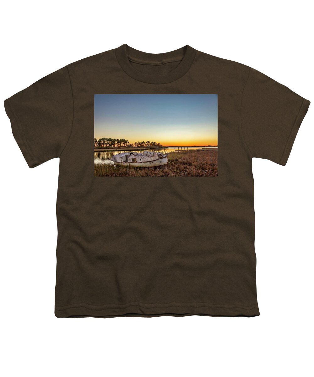Sailboat Youth T-Shirt featuring the photograph Abandoned Memories by Jurgen Lorenzen