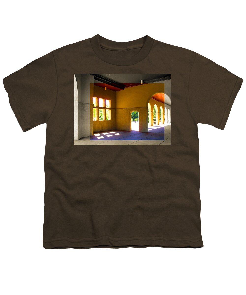 Architecture Youth T-Shirt featuring the photograph Adobe Architecture Interior by Patrick Malon