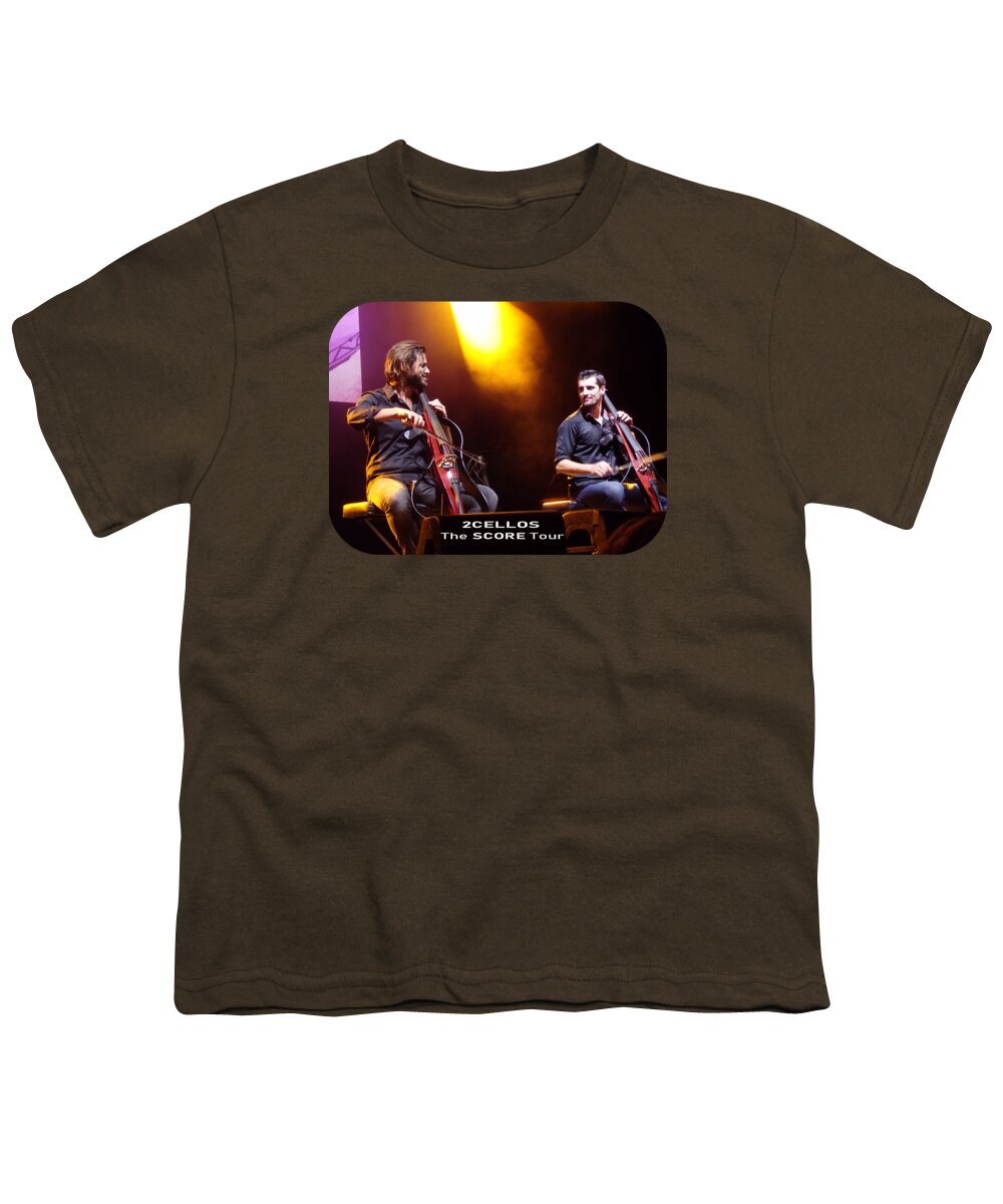 2cellos Youth T-Shirt featuring the photograph 2 Cellos by James Peterson