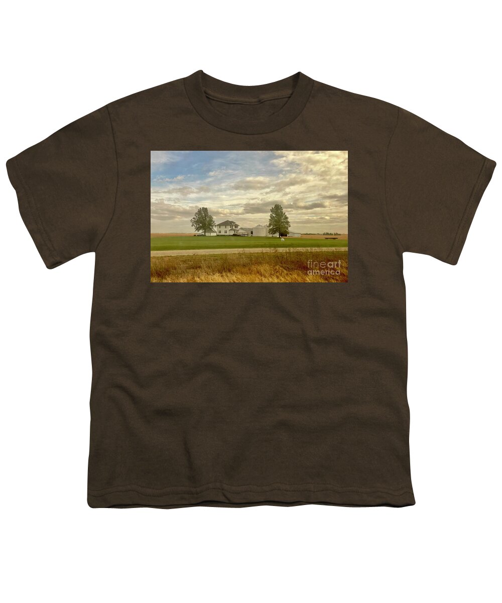 Illinois Youth T-Shirt featuring the photograph Autumn in Illinois by Jeff Hubbard