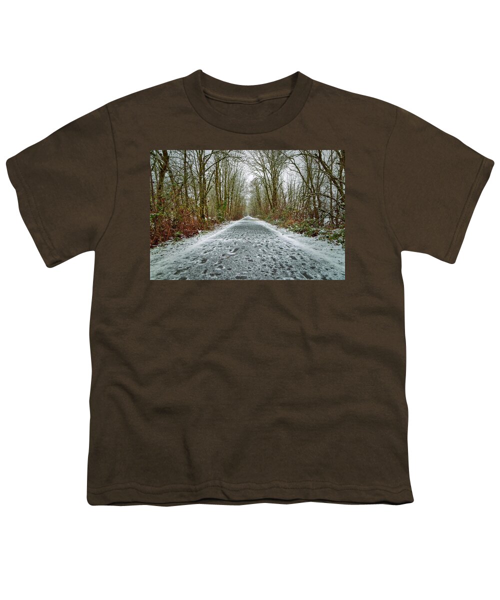 State Park Youth T-Shirt featuring the photograph Banks Vernonia Trail by Loyd Towe Photography