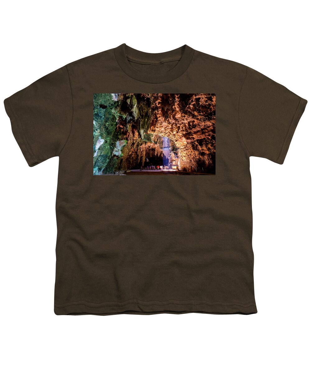 Beam Youth T-Shirt featuring the photograph Callao Cave Church by Arj Munoz