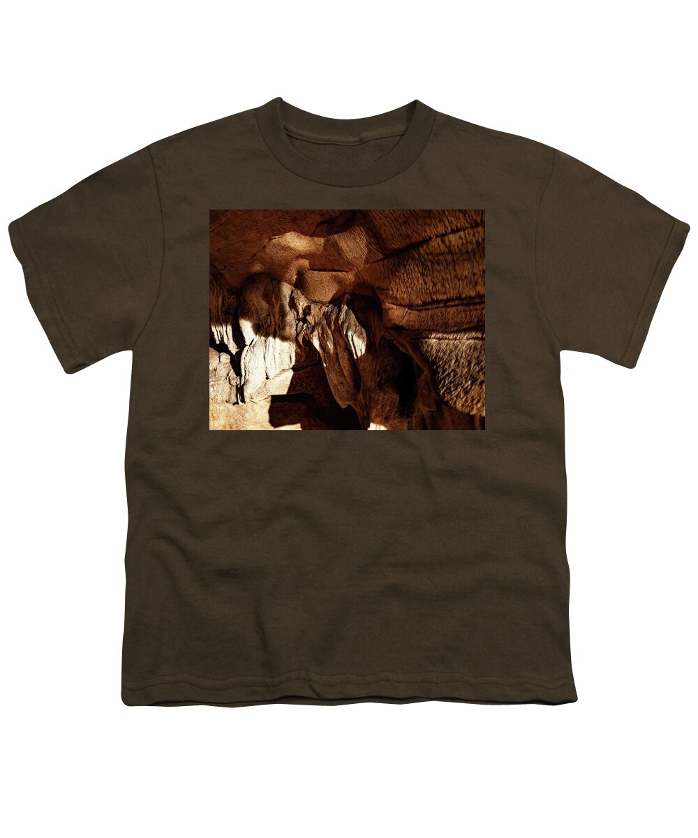 Unusual Cave Images Youth T-Shirt featuring the photograph Cave 018 Carter Caves by Flees Photos