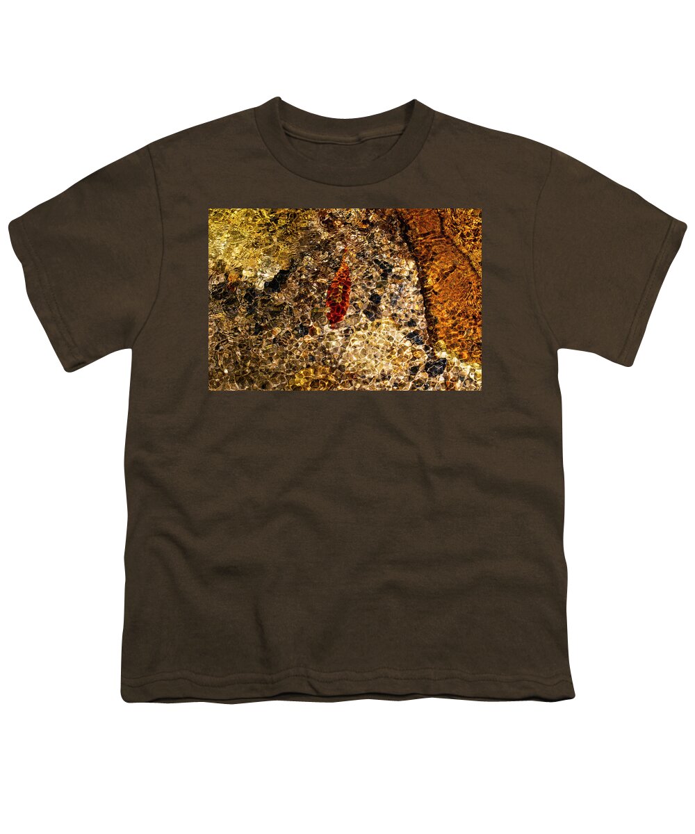 North Carolina (nc) Youth T-Shirt featuring the photograph Colorful Mountain Creek Bed by Charles Floyd