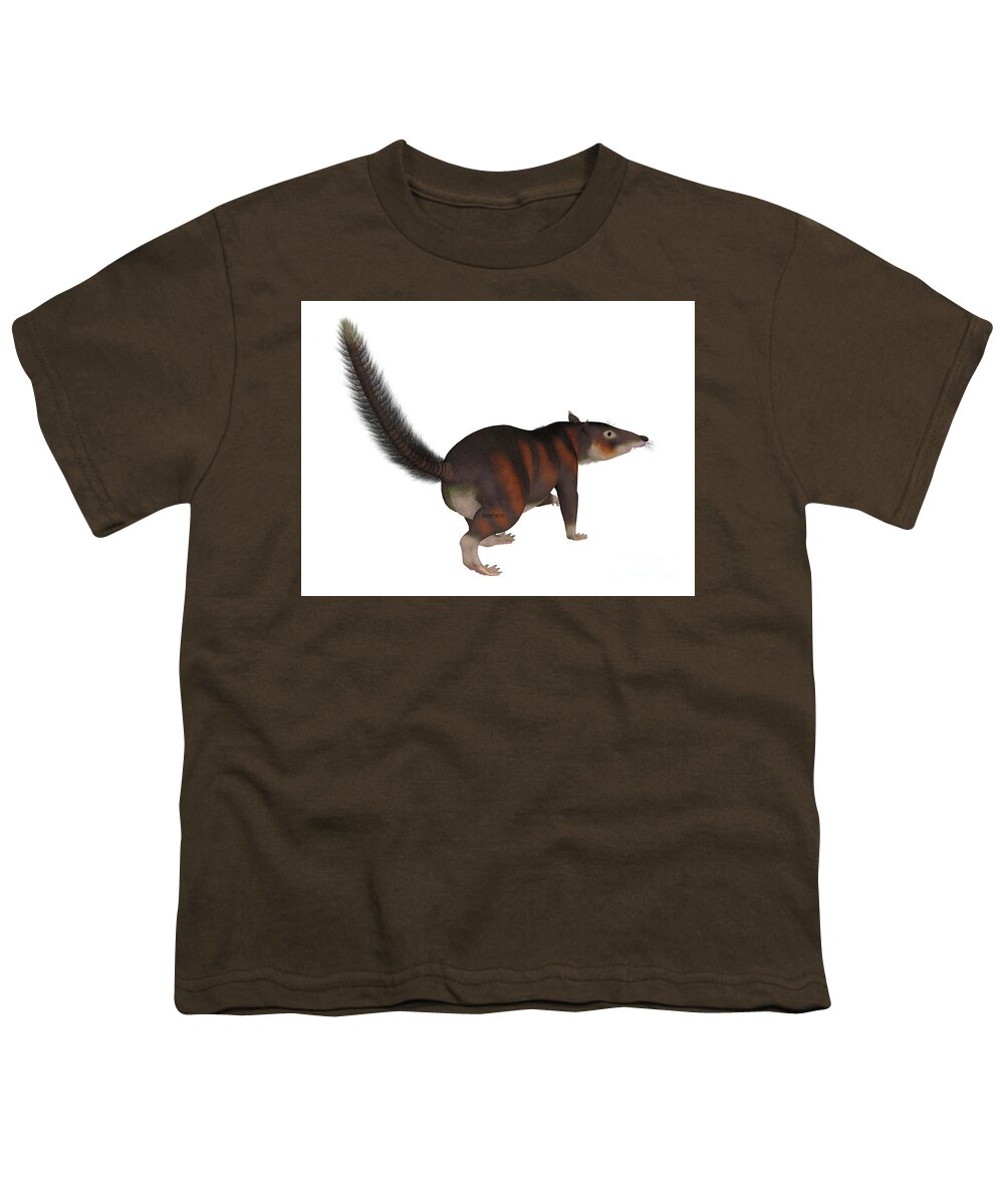 Cronopio Youth T-Shirt featuring the digital art Cronopio Mammal Tail by Corey Ford