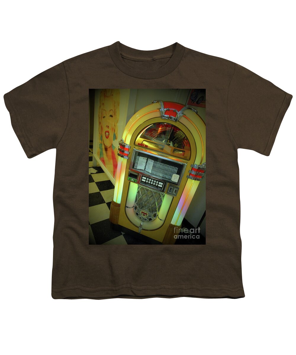 Diner Youth T-Shirt featuring the photograph Diner Jukebox by La Dolce Vita