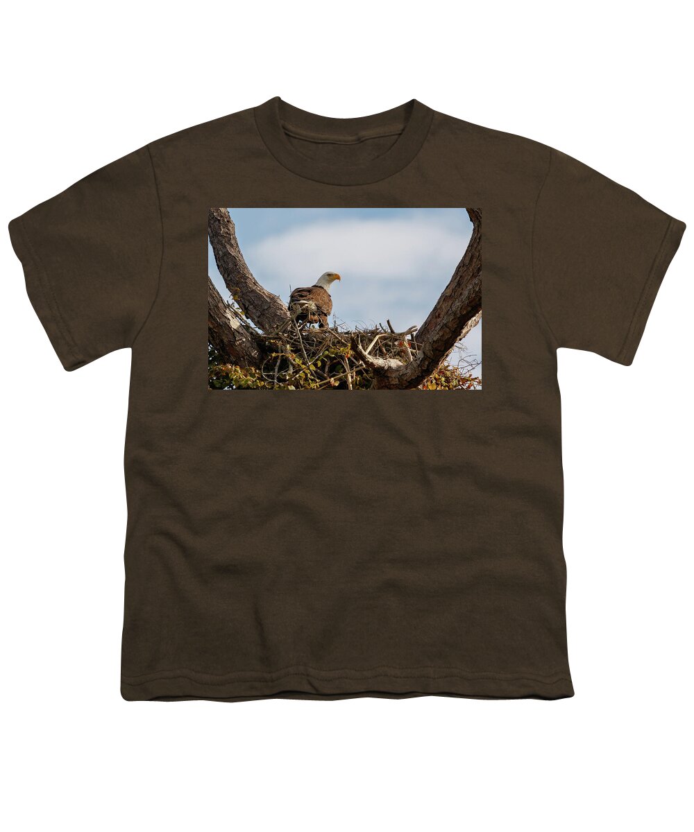 Eagles Youth T-Shirt featuring the photograph Eagles 2020 by Les Greenwood