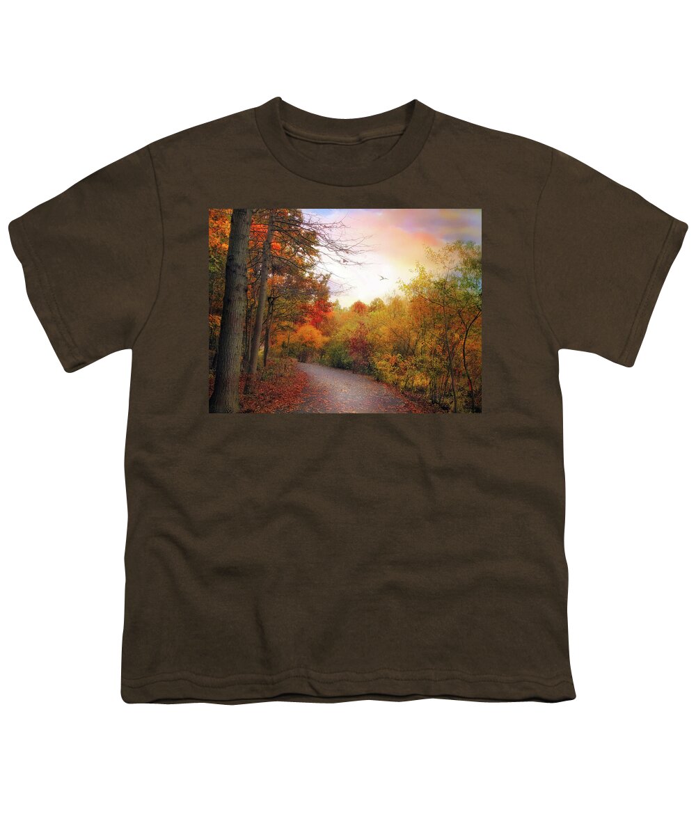 Autumn Youth T-Shirt featuring the photograph Early to Rise by Jessica Jenney