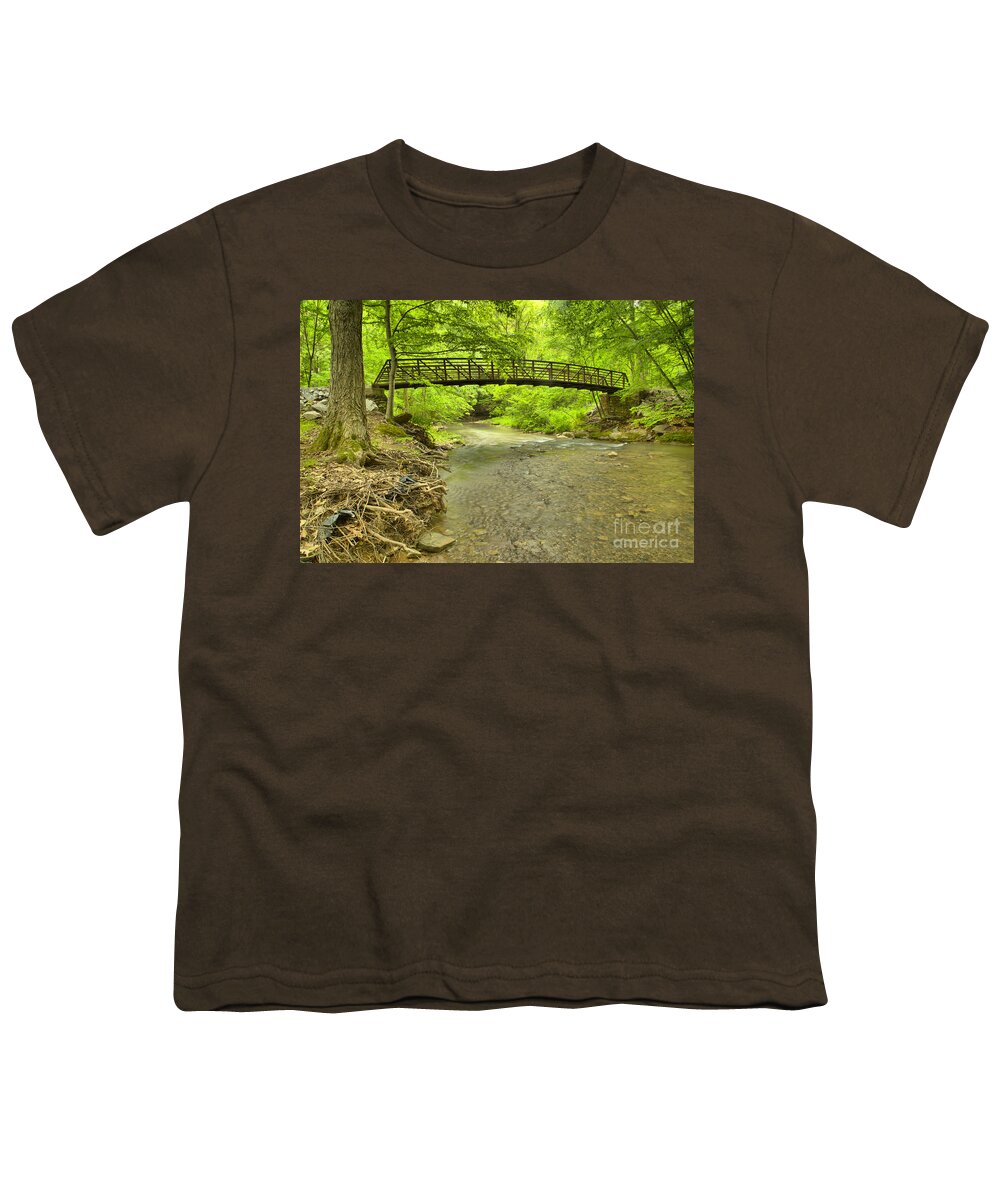 Murrysville Youth T-Shirt featuring the photograph Erosion By The Duff Park Bridge by Adam Jewell