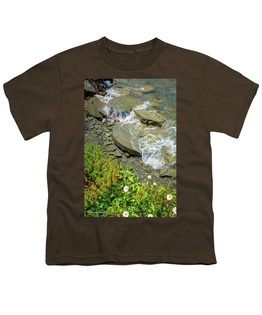 Historic Youth T-Shirt featuring the photograph Grind Stones in Lake Huron by LeeAnn McLaneGoetz McLaneGoetzStudioLLCcom