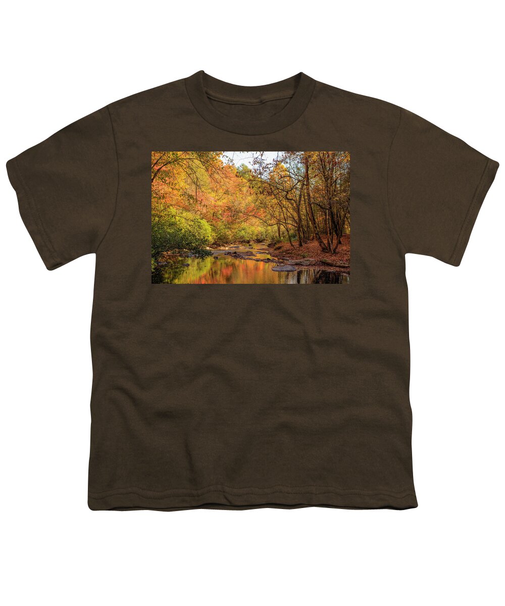 Hanging Dog Creek Youth T-Shirt featuring the photograph Hanging Dog Creek #3 by Lorraine Baum