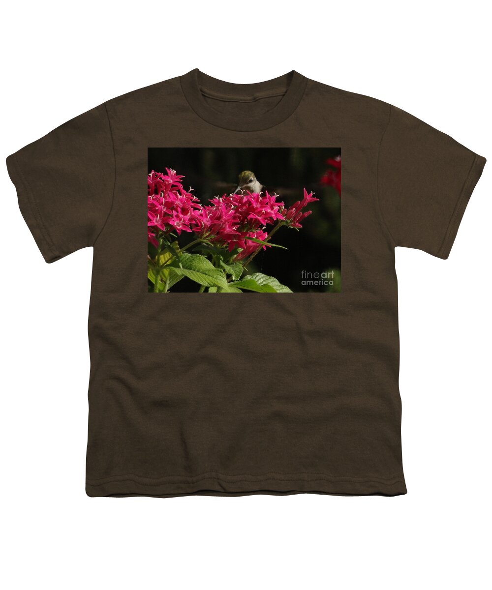 5 Star Youth T-Shirt featuring the photograph Hummers on Deck- 2-03 by Christopher Plummer