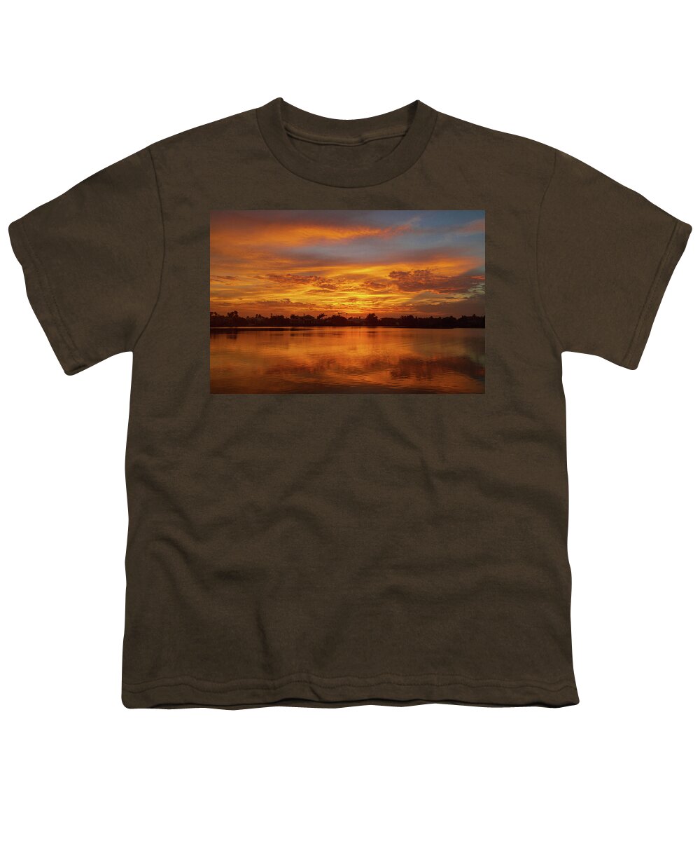 Sunset Youth T-Shirt featuring the photograph Isle Way Sunset by Blair Damson