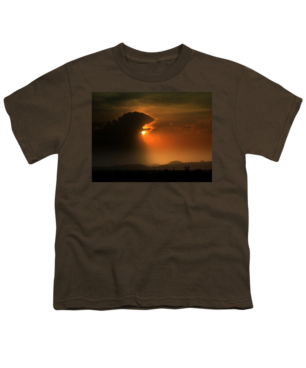 Westwing Youth T-Shirt featuring the photograph Janet's Haboob by Gene Taylor