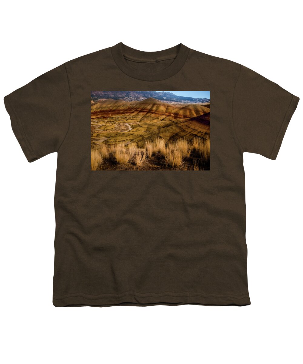 John Day Fossil Beds Youth T-Shirt featuring the photograph John Day National Monument 3 by Sally Bauer