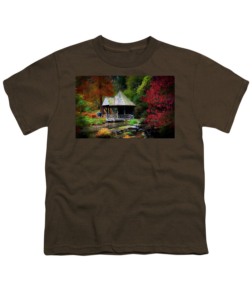 Landscape Youth T-Shirt featuring the photograph Landskape garden 6 by Remigiusz MARCZAK