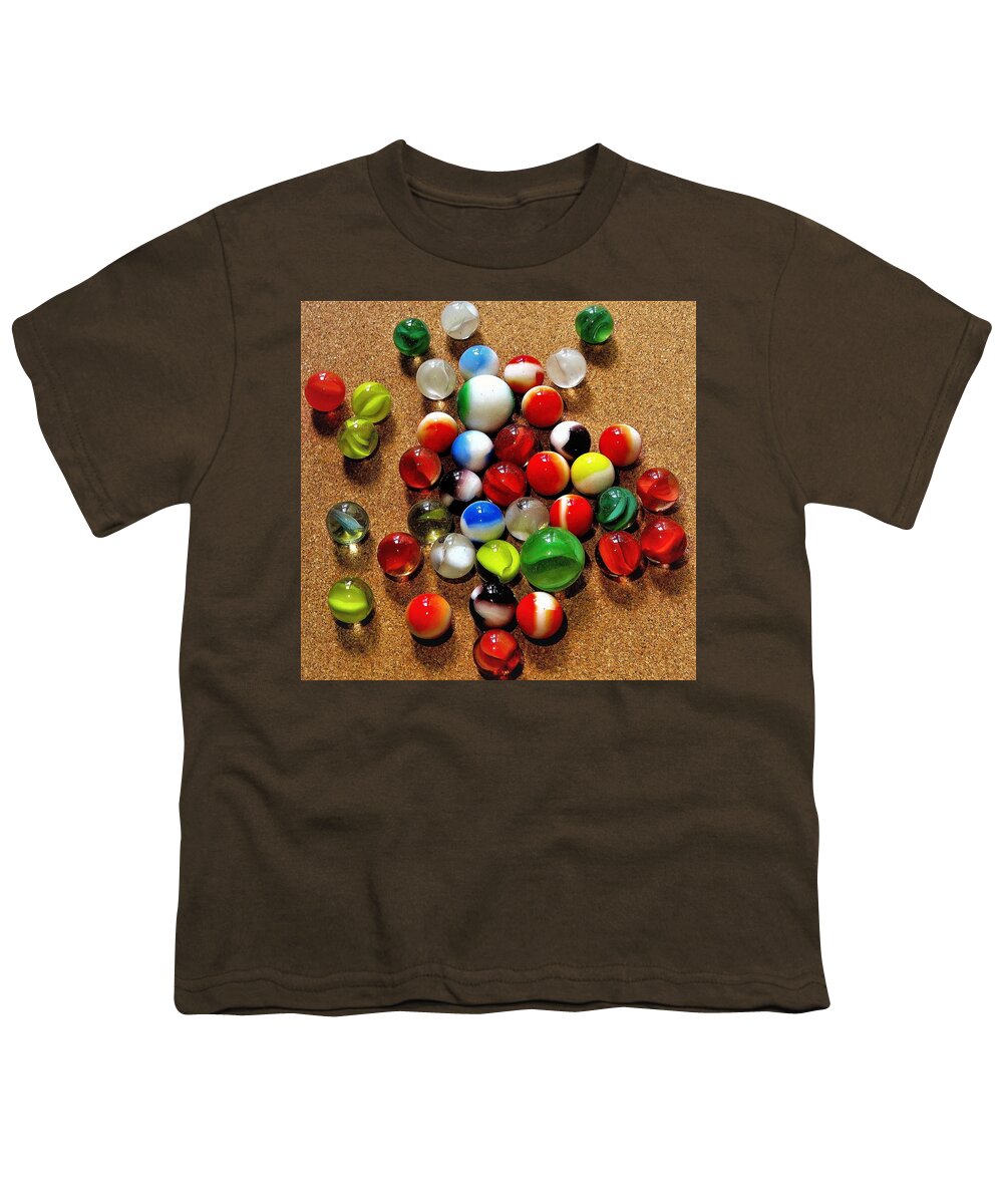 Marbles Youth T-Shirt featuring the photograph Lost Your Marbles? by Linda Stern