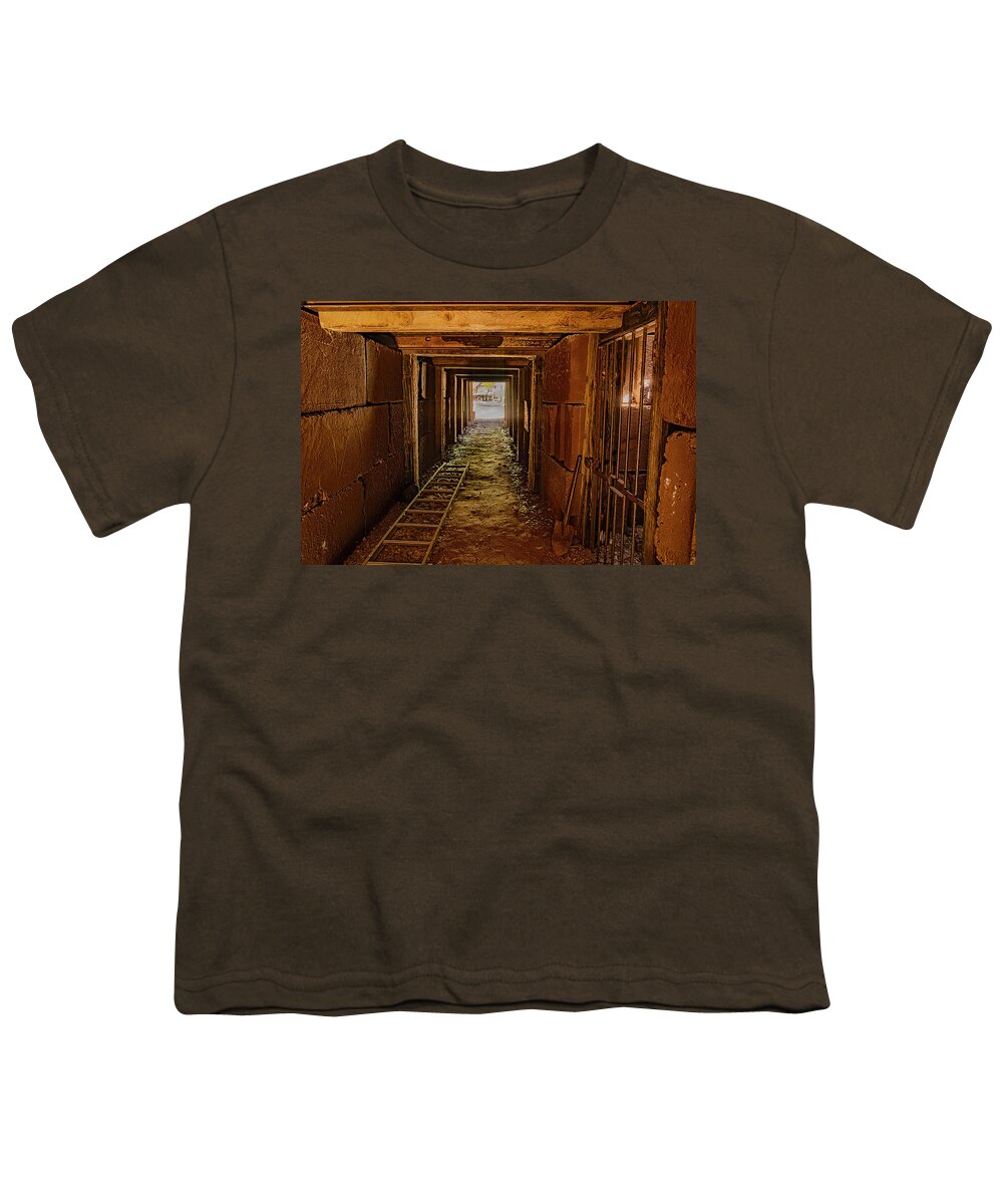  Youth T-Shirt featuring the photograph Mine Shaft by Al Judge