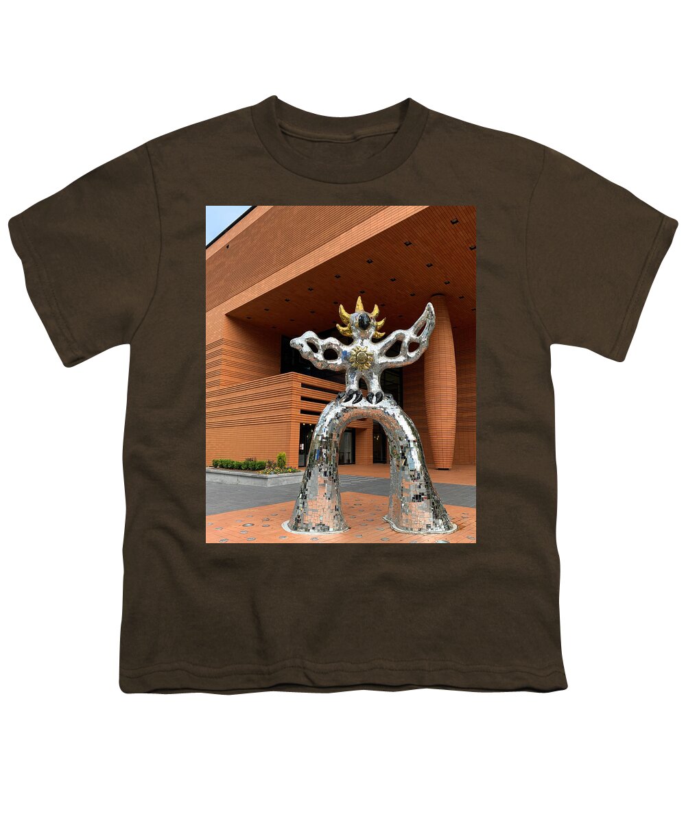 Charlotte Youth T-Shirt featuring the photograph Modern Art Charlotte by Lee Darnell
