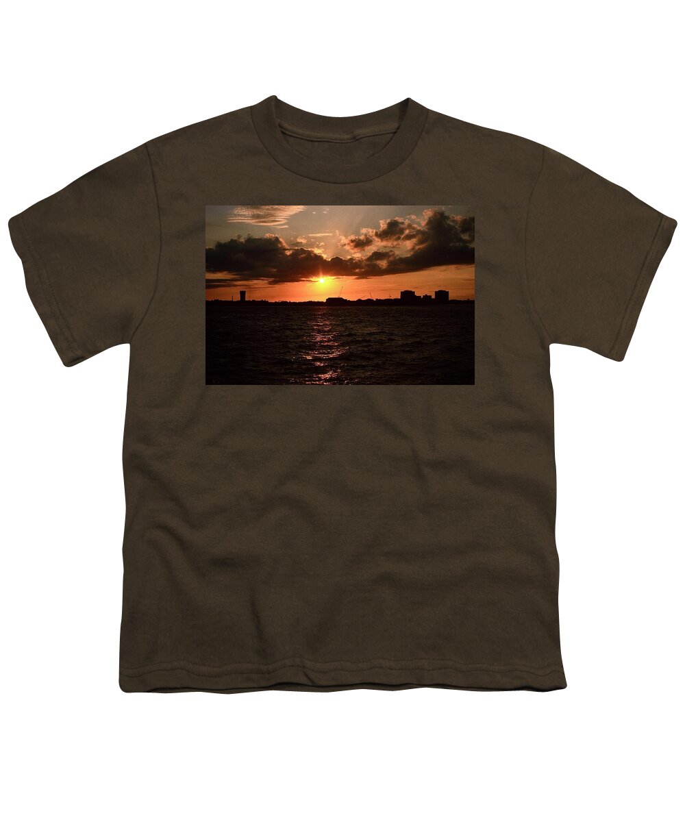 Ocean Youth T-Shirt featuring the photograph Ocean Sunset by Gordon James
