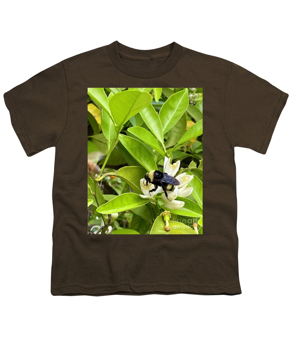 Photography Youth T-Shirt featuring the photograph Orange Blossom Delight by Sean Griffin