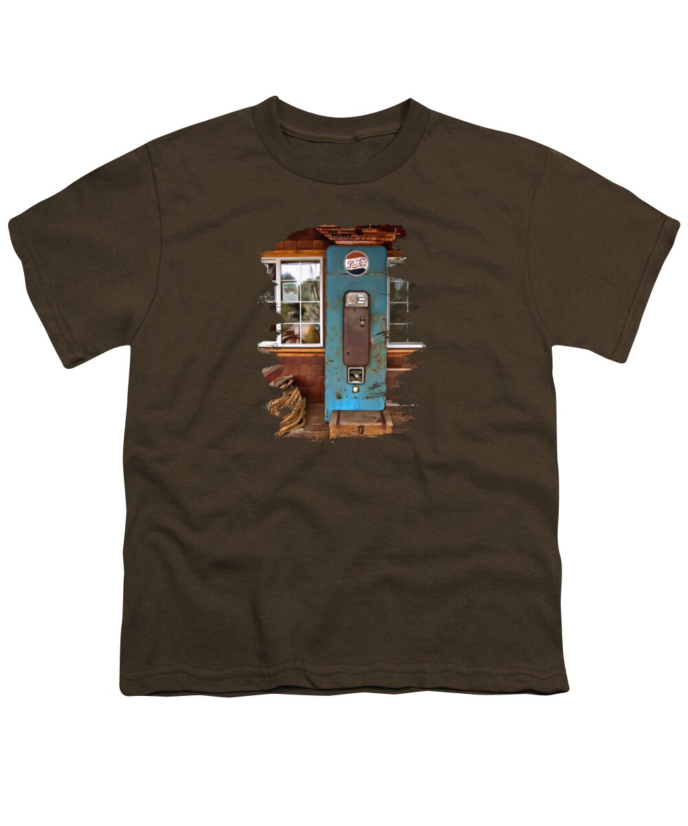 Vending Machine Artwork Youth T-Shirt featuring the photograph Pepsi Anyone by Thom Zehrfeld