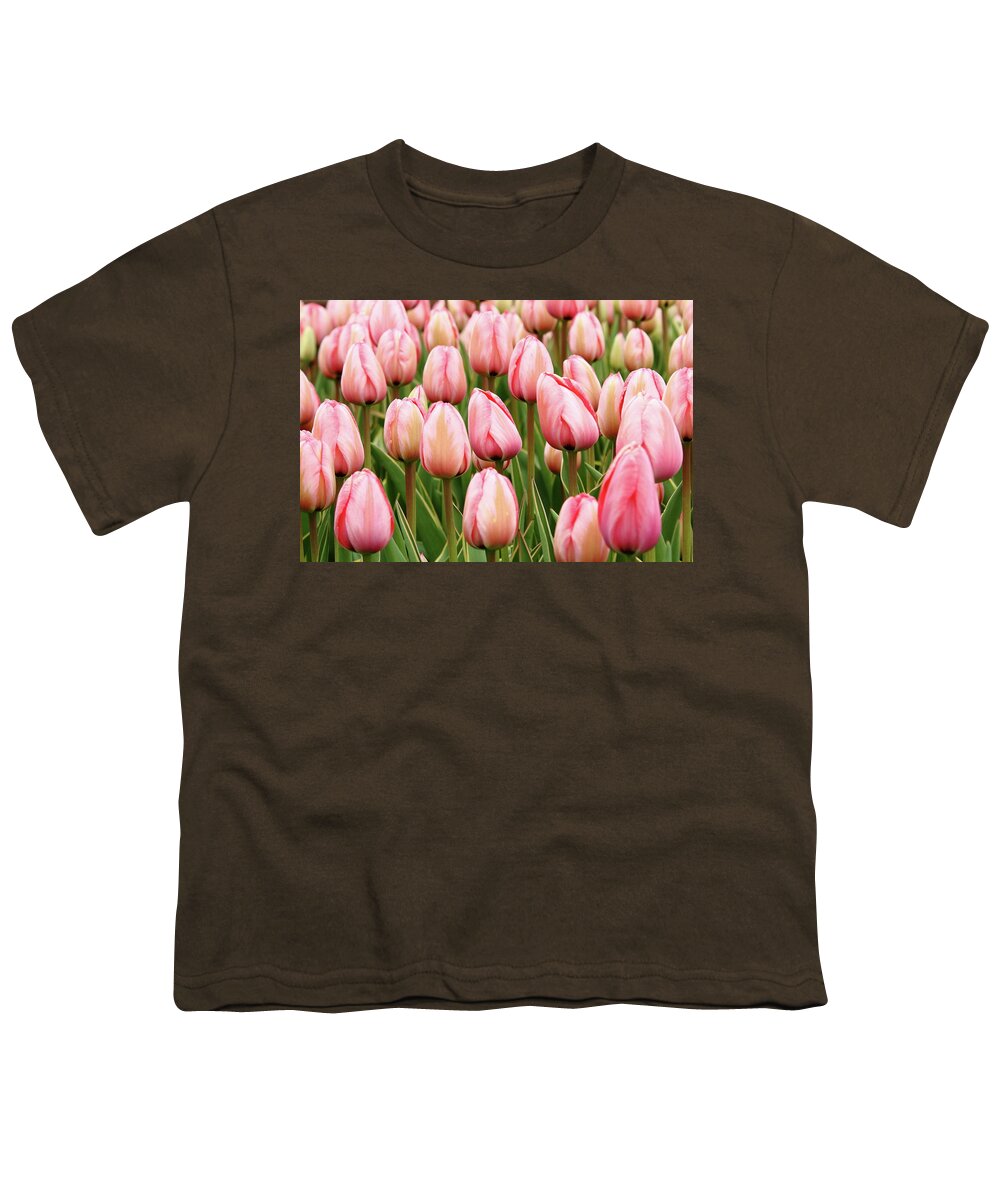 Nature Youth T-Shirt featuring the photograph Poppin Pink by Lens Art Photography By Larry Trager