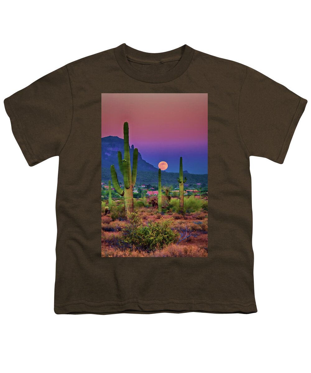 Arizona Youth T-Shirt featuring the photograph Postcard Perfect Arizona by Saija Lehtonen