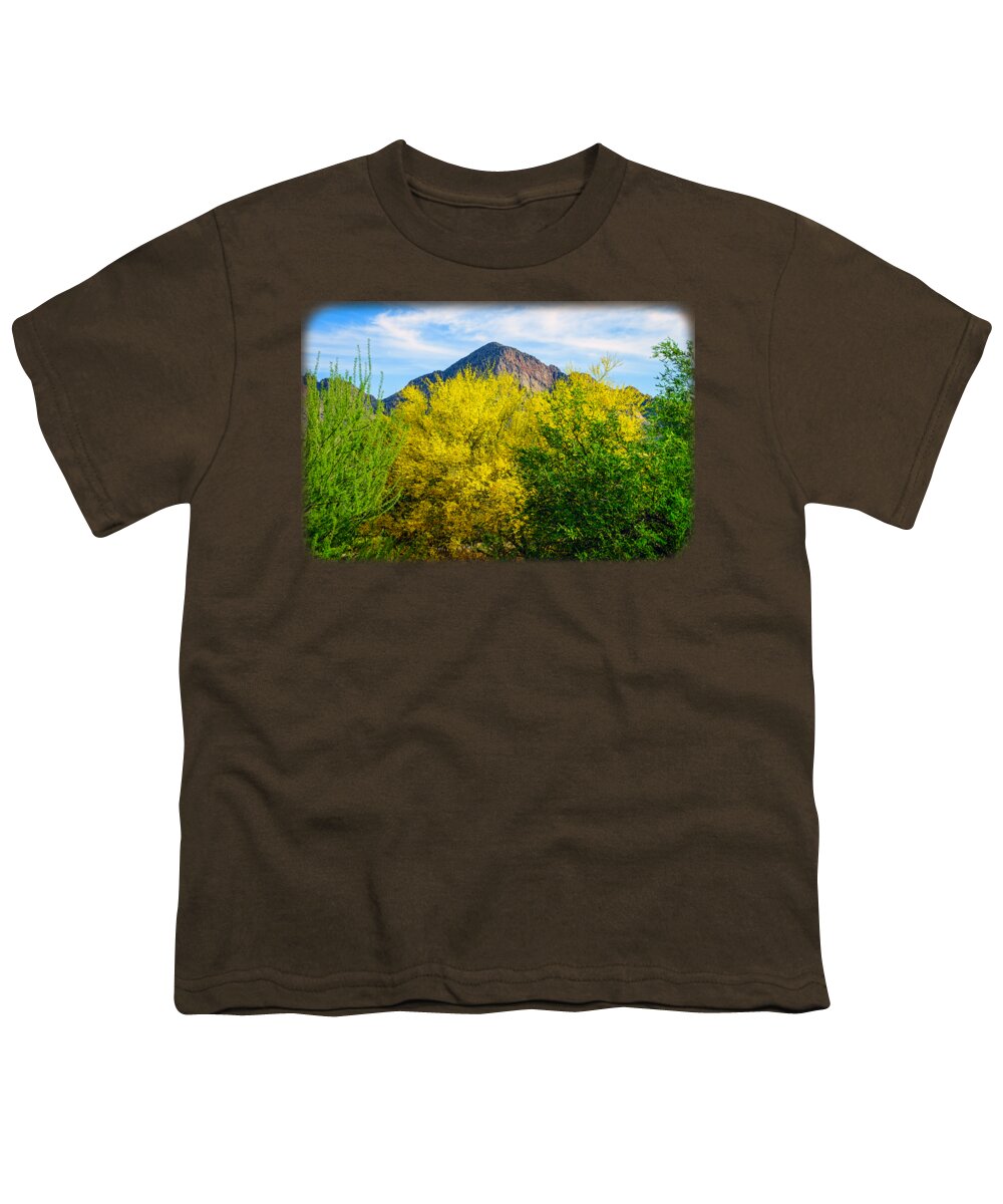 Arizona Youth T-Shirt featuring the photograph Pusch Peak Spring 25093 by Mark Myhaver