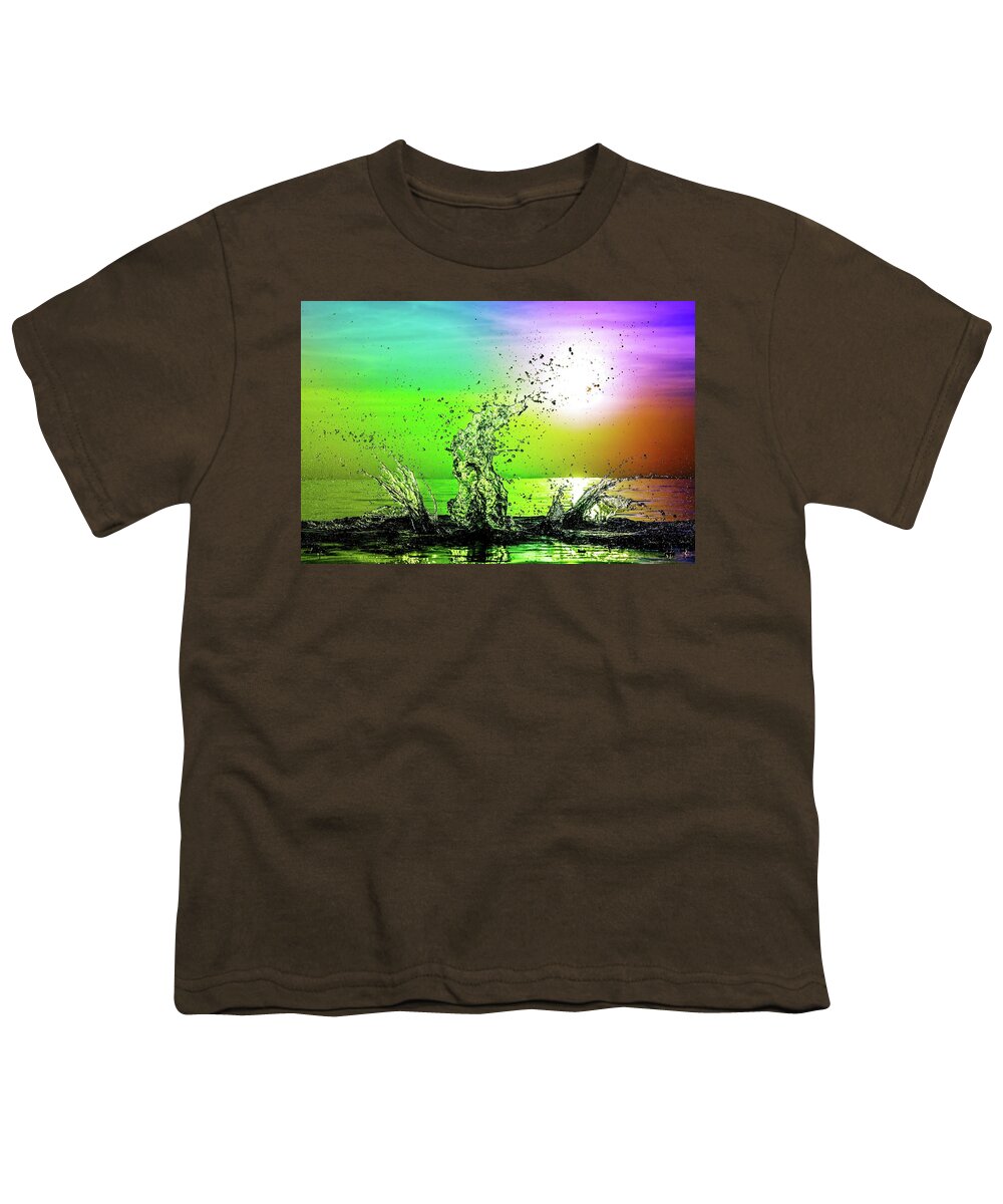 Rainbow Youth T-Shirt featuring the photograph Rainbow Splash by Josu Ozkaritz