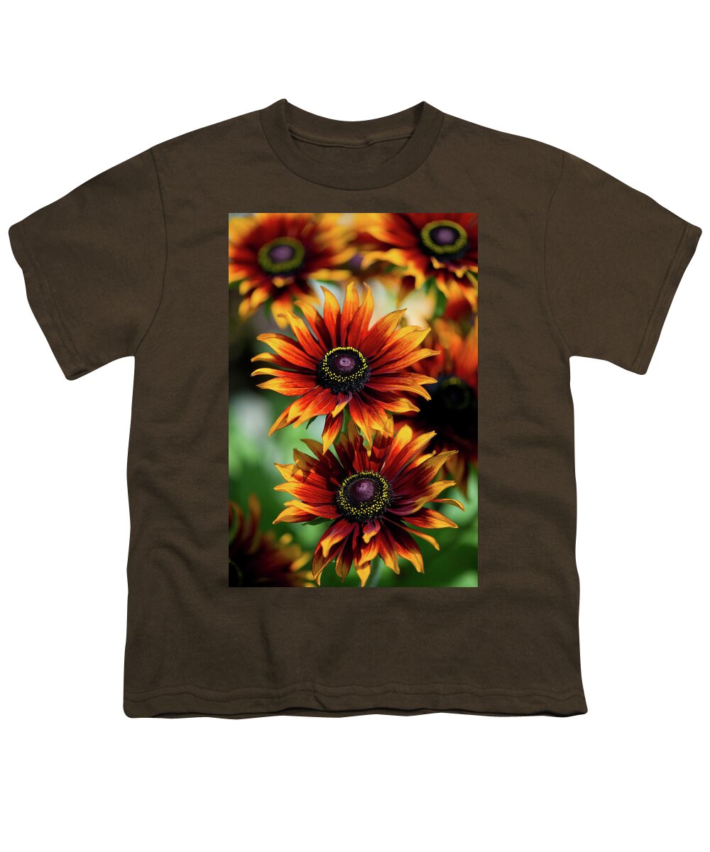 Rudbeckia Youth T-Shirt featuring the photograph Rudbeckia hirta by Olivier Parent