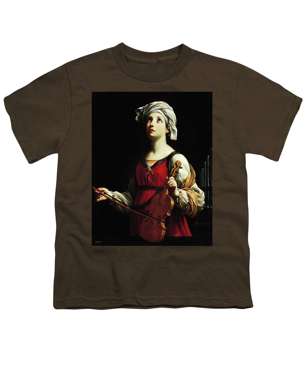 Santa Cecilia Youth T-Shirt featuring the digital art Santa Cecilia by Long Shot