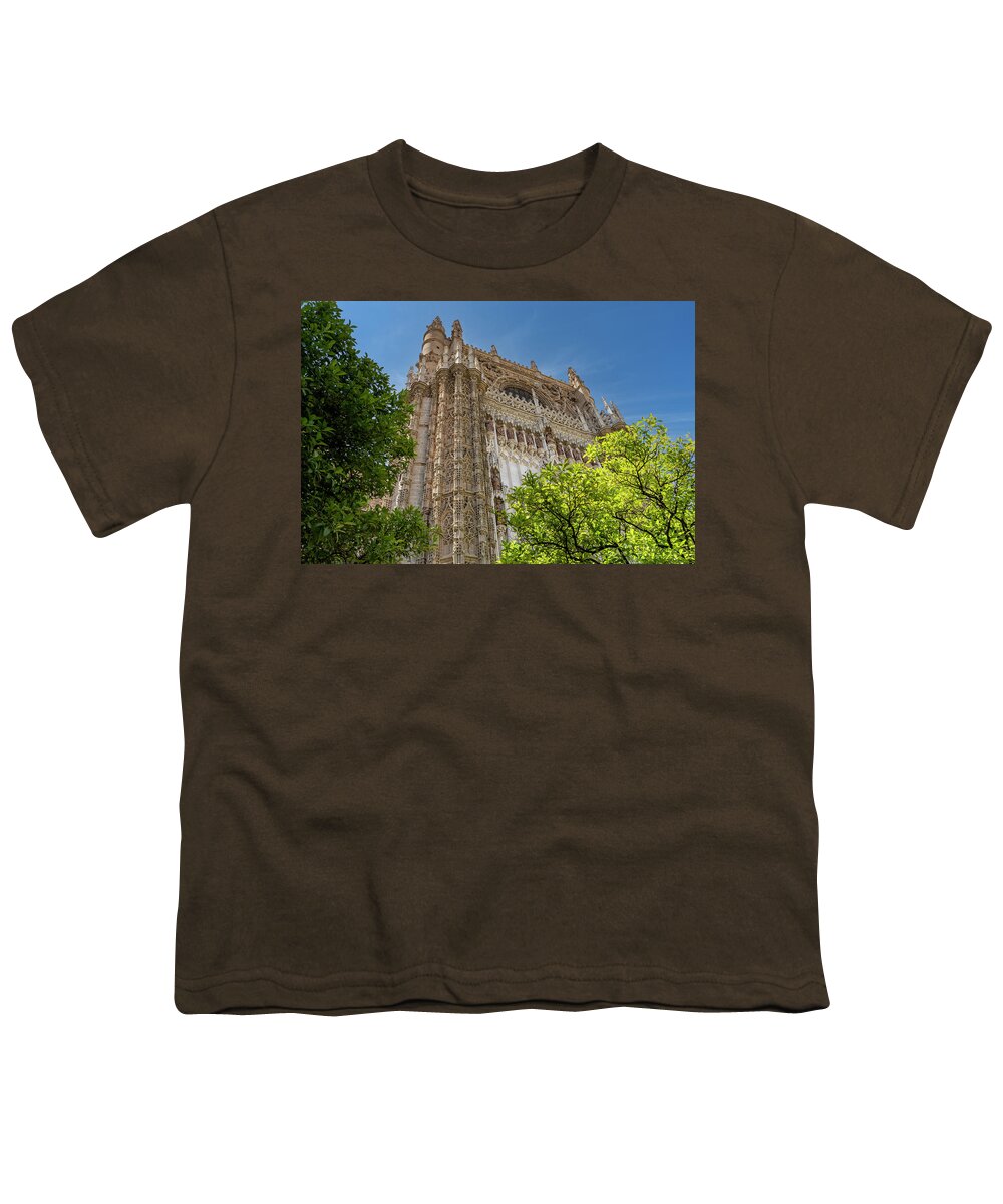 Spain Youth T-Shirt featuring the photograph Seville Cathedral by Betty Eich