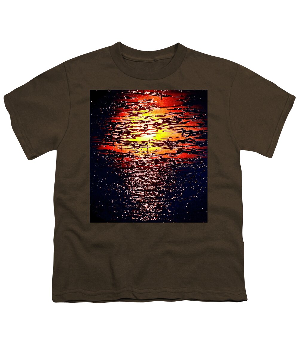 Sinking Youth T-Shirt featuring the photograph Sinking Sun by Gordon James
