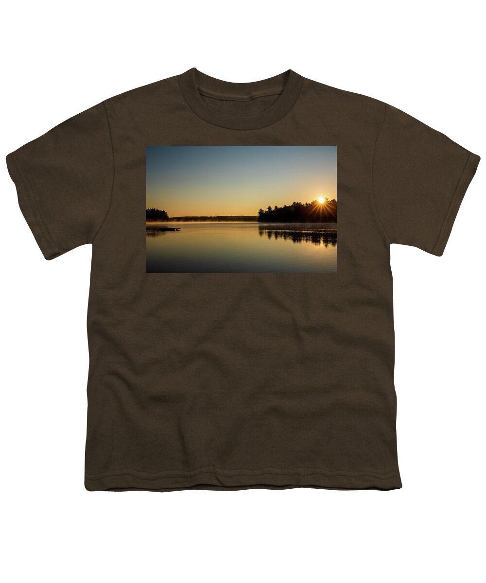 Sun Youth T-Shirt featuring the photograph Sunburst over the Trees by Denise Kopko