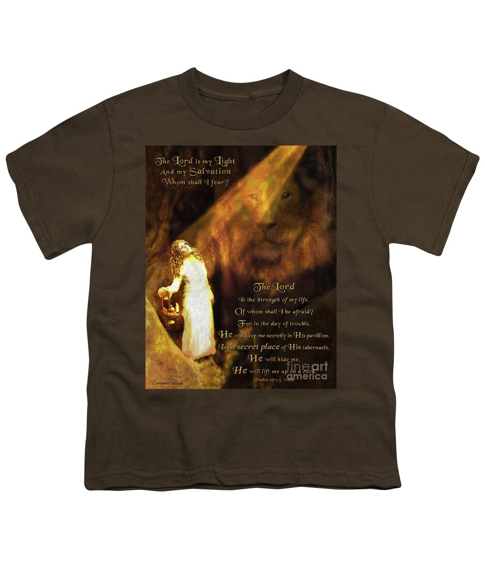 Lion Youth T-Shirt featuring the digital art The Secret Place by Constance Woods