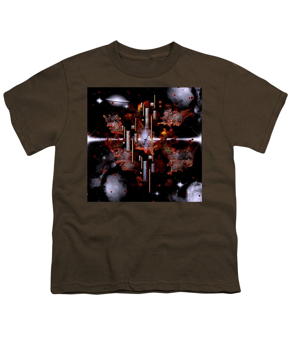 Tubular Bells Youth T-Shirt featuring the digital art Tubular Bells by Michael Damiani