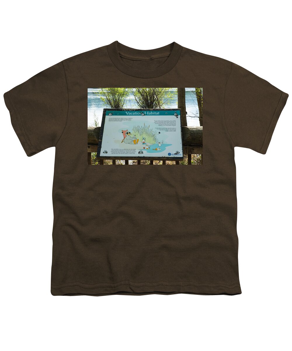 Vacation Habitat Youth T-Shirt featuring the photograph Vacation Habitat by Tom Cochran