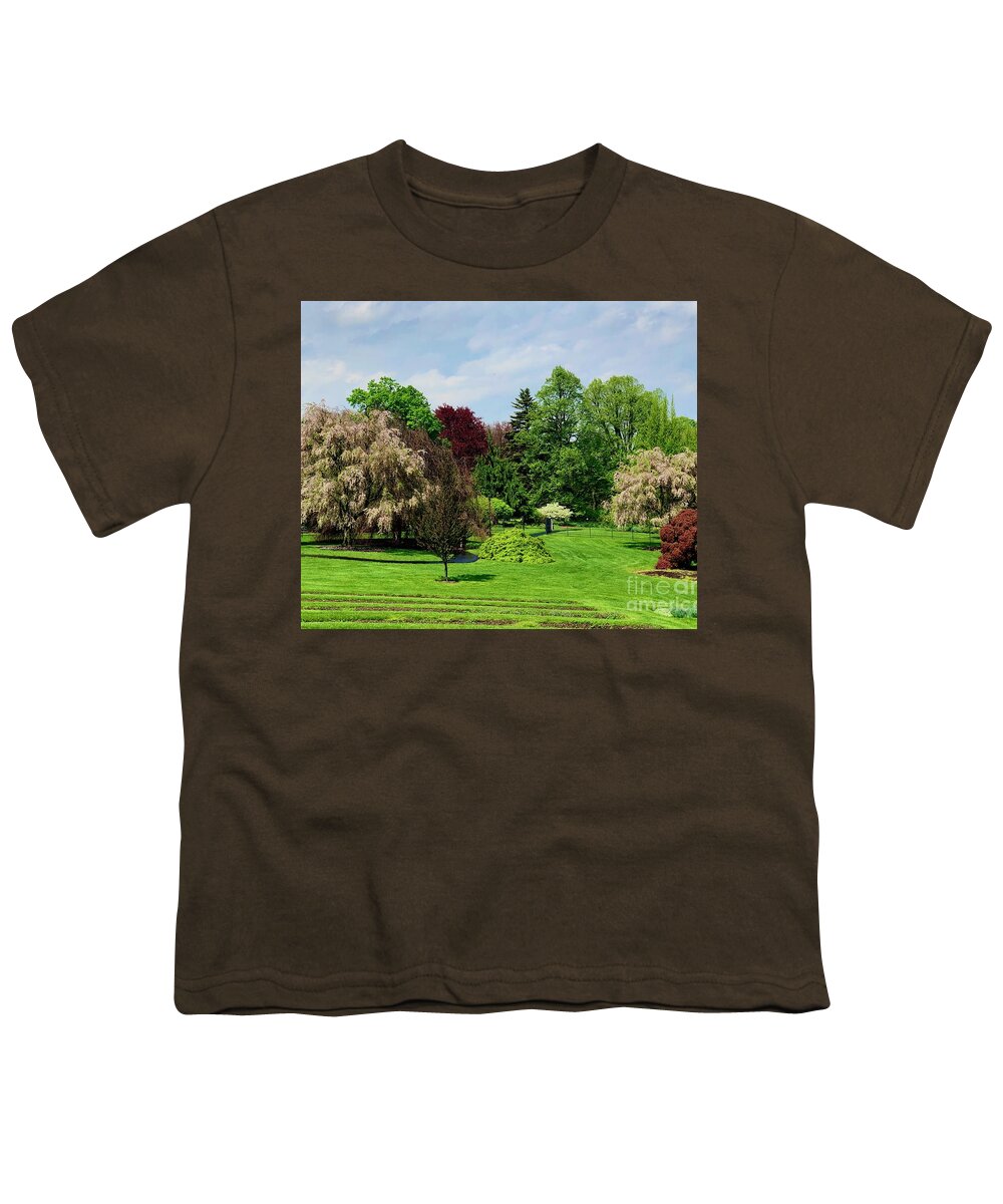 Trees Youth T-Shirt featuring the photograph Verdant by Kate Conaboy