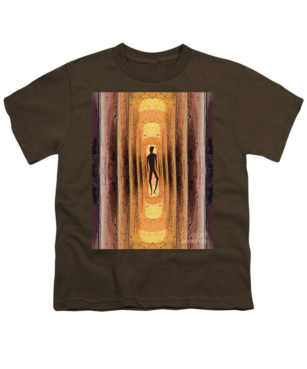 Sun Youth T-Shirt featuring the digital art Walking On The Sun by Phil Perkins