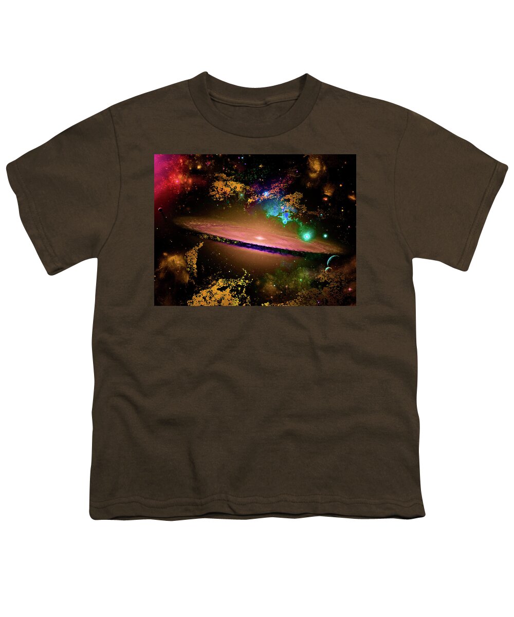 Abstract Youth T-Shirt featuring the digital art Young Star Forming in a Nebula by Don White Artdreamer