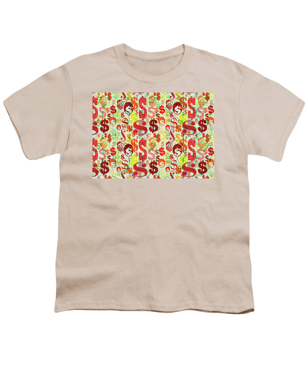 Abstract Youth T-Shirt featuring the photograph Abstract Backgrounds Pattern Of Lots #8 by Ikon Ikon Images