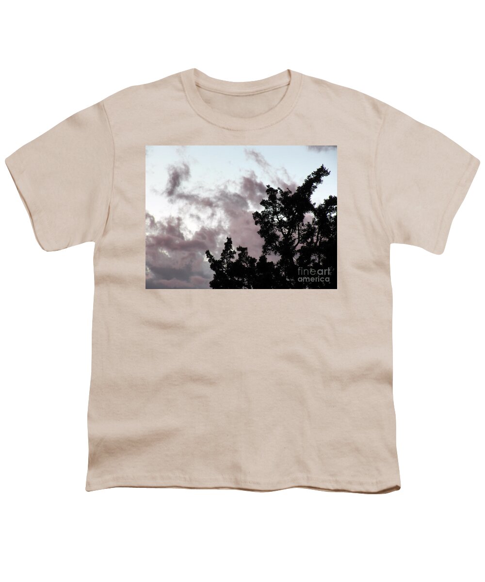 Clouds Youth T-Shirt featuring the photograph A Mirror To My Eyes by Brian Commerford