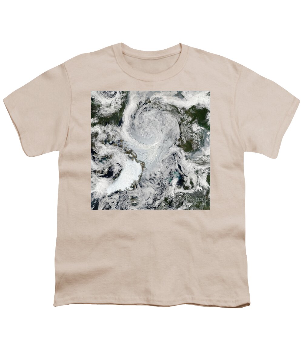 Science Youth T-Shirt featuring the photograph Arctic Summer Storm 2012 by Science Source